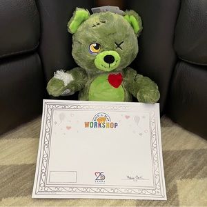 Build A Bear Zombear 25 Anniversary Edition Halloween